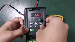 How to set Frecon VFD to output 415V