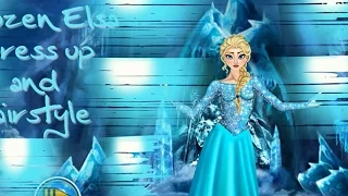 NEW Игры для детей—Disney Эльза Одеваем и причесываем—Мультик Онлайн Видео Игры для девочек