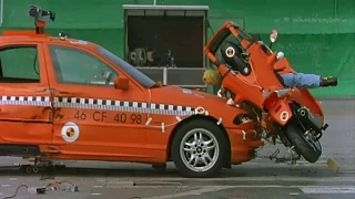 Car vs Scooter CRASH Test