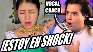 "INTERESTELAR" ÑUSTA PICUASI | Reaccion Vocal Coach | Ema Arias