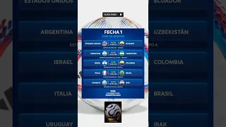 Fecha 1 Equipos Sudamericanos Mundial Sub20 Argentina 2023 ⚽Partidos y Horarios 🇨🇴🇦🇷🇺🇾🇧🇷🇪🇨
