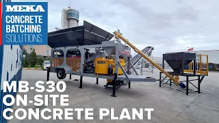On-Site Type Concrete Batching Plant MB-S30 - MEKA