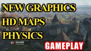 World of Tanks - NEW GRAPHICS - HD MAPS - IMPROVED PHYSICS #GAMEPLAY