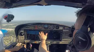 Departing Daytona Beach in the DA-42NG