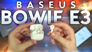 AIRPODS 3 от Baseus за 20$ – Беспроводные наушники Baseus Bowie Е3 - Получилось ИНТЕРЕСНО!