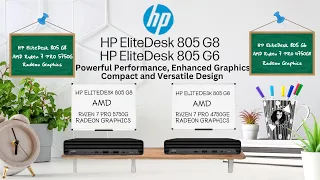 LIVE: HP EliteDesk 805 G6 and G8 Review - an inexpensive office PC perfect for home! PART 2