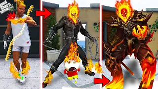 $1 GHOST RIDER TO $10000000000 GHOST RIDER Upgrading In GTA 5 ! With Shinchan & Franklin