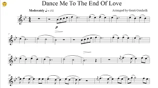 Dance Me To The End Of Love by Leonard Cohen (Flute Solo with Piano Accompaniment/Sheets)