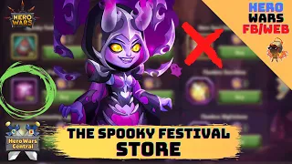 Which Items to Buy? Spooky Festival Store | Hero Wars Facebook