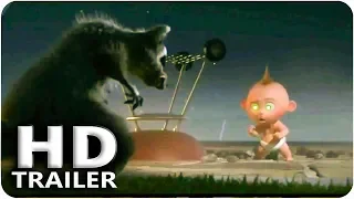 INCREDIBLES 2 Jack Jack vs Raccoon Fight Scene Trailer (2018) Pixar, Disney The Incredibles Toys HD