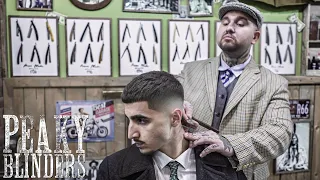 💈 ASMR BARBER - Skin fade & French Crop = PEAKY BLINDERS