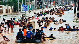 Typhoon Noru heads for Bangkok! Devastating floods and strong winds in Thailand