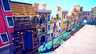 TOWER VS EVERY UNIT FROM THE VENICE CITY 🌊 | Totally Accurate Battle Simulator TABS