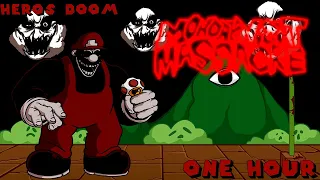 Hero's Doom - Friday Night Funkin' VS Mario's Monday Night Massacre - [FULL SONG] - (1 HOUR)