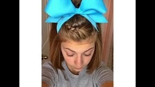 Easy cheer hair tutorial