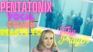 Vocal Coach FIRST TIME Reacts to Pentatonix - "The Prayer" - OFFICIAL VIDEO