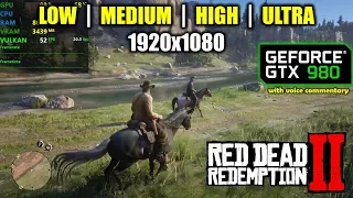 GTX 980 | Red Dead Redemption 2 - 1080p - All Settings