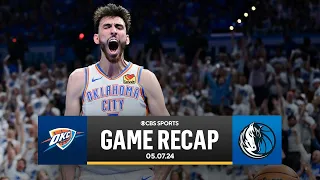 2024 NBA Playoffs: Thunder ROLL PAST Mavericks to take 1-0 series LEAD | CBS Sports