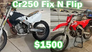 Flipped a dirtbike and made $1500