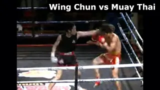 When Wing Chun Knows What Its Doing - Wing chun vs Muay thai