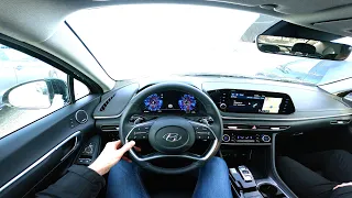 2020 NEW HYUNDAI SONATA В МАКСИМАЛКЕ / ОБЗОР И POV ТЕСТ ДРАЙВ