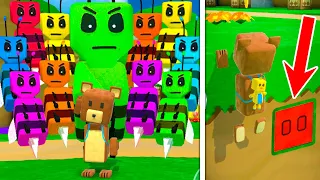 New Colorful Dark Bees - Super Bear Adventure Funny Moments