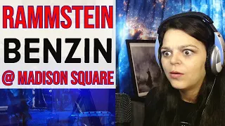 RAMMSTEIN -  "Benzin"  -  Live @ Madison Square Garden  -  REACTION