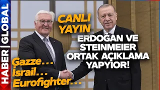 CANLI I Eurofighter... Gazze... İsrail... Erdoğan Almanya Cumhurbaşkanıyla Ortak Açıklama Yapıyor!