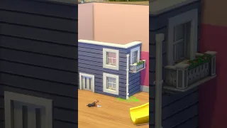 "Two Story" Infant Playhouses! │ Sims 4  │ No CC │ Build Tip #sims4 #shorts