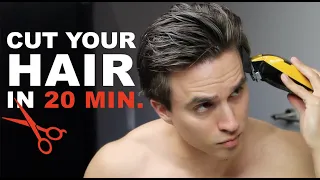 QUICK Self-Haircut For Men + [HOW TO EASILY CUT YOUR OWN HAIR]