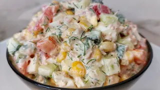 Delicious tuna salad in 5 minutes!