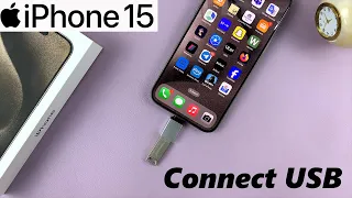 How To Connect USB Flash Drive To iPhone 15 & iPhone 15 Pro