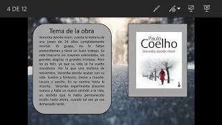 Análisis literario sobre la novela Veronika decide morir de Paulo Coelho