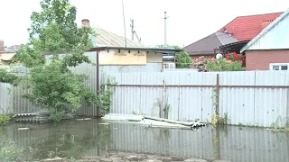 В Армавире в 20 домов после залпового ливня зашла вода