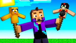 MINECRAFT pero LOS YOUTUBERS ahora SON PICOS 😱💎 HARDY y TROLERO