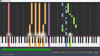 Lindsey Stirling -  Carol of the Bells | Synthesia Tutorial