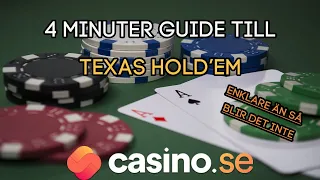 Hur man spelar  Texas Holdem Poker | Casino.se