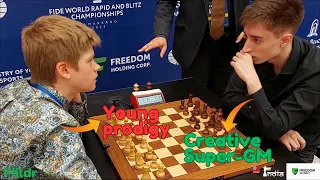 Volodar Murzin vs Daniil Dubov | Clash of Generations | World Rapid 2023