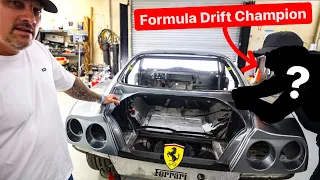 YOU WON’T BELIEVE WHO IS BUILDING OUR FERRARI 550 TIRE SLAYER PROJECT??