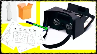 How to make vr box at home From cardboard and bottle Easy | vr box Headset Google Cardboard