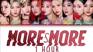 TWICE - MORE & MORE (Color Coded Lyrics Eng/Rom/Han/가사) 1 Hour