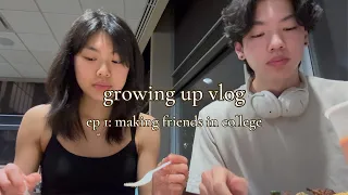 GROWING UP diary 🤍 (making friends in college)