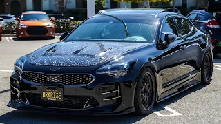 Taking My KIA STINGER to a KDM Car MEET!!!