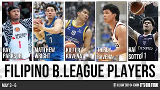 【FILIPINO B.LEAGUE HIGHLIGHTS】05/03/2024  to 05/06/2024 | B.LEAGUE 2023-24 SEASON