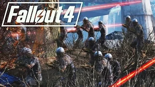 FALLOUT 4 BATTLES #2: 60 Mr. Gutsy vs. 60 Diamond Security!