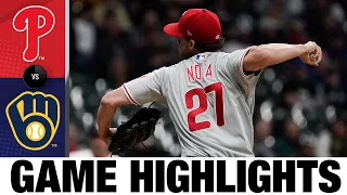 Phillies vs. Brewers Game Highlights (6/8/22) | MLB Highlights