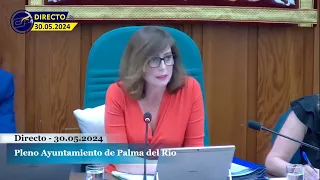 Pleno Ayuntamiento de Palma del Río (30.05.2024)