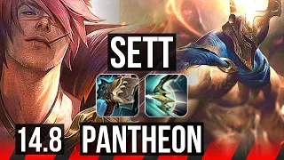 SETT vs PANTHEON (TOP) | 900+ games, 13/3/7 | BR Master | 14.8