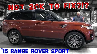 2015 Ranger Rover Sport needs 3 repairs! See how the CAR WIZARD fixes them & doesn't break the bank