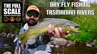DRY FLY Fishing Tasmanian Rivers | Fly Fishing | The Full Scale